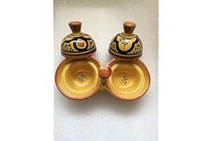 Tajine Deux épices,tagines marocains a épices Couleur Jaune