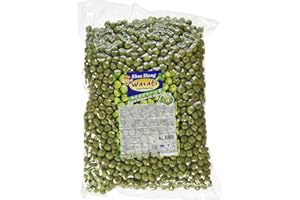 ‎KHAO SHONG Khao Shong - Grüne Erbsen im Teigmantel mit Wasabi Geschmack - Scharfer Asia Snack & Knabberartikel - Original aus Thailand - 1 x 1 kg Vorratspack