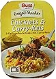 Buss Chicklets & Curry-Reis, 3 Geflügelhacksteaks mit Curry-Reis, 12er Pack (12 x 300 g)
