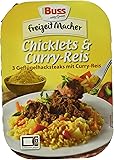Buss Chicklets & Curry-Reis, 3 Geflügelhacksteaks mit Curry-Reis, 12er Pack (12 x 300 g)