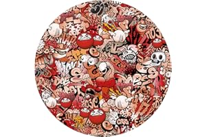 AGE PRINT - Slipmat - panno feltro per giradischi vinile"Graffiti" TB92