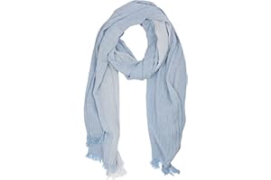 Bovari Herren Schal – Baumwolle Viskose Mix – mehrfarbiger Streifen Schal - Ganzjahresschal – soft/weich