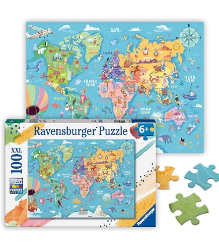 Puzzle Exploring Maps Great People in Europe, 250 pieces