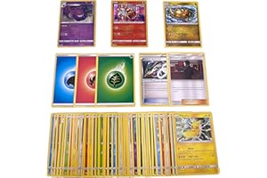 GECO 50 różnych angielskich kart PKM, w zestawie karta Holo, Reverse Holo i Rare