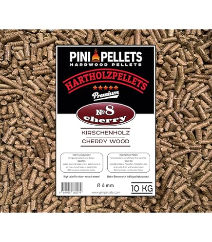 BURNHARD Pellets In Legno Hickory 10kg - Pellet In Ciliegio Per Forni Da Pizza - Foto 8