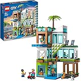 LEGO City Condomini, Modular Building Set con Stanze Combinabili, Negozio, Bicicletta Giocattolo e 6 Minifigure, Regalo di Co