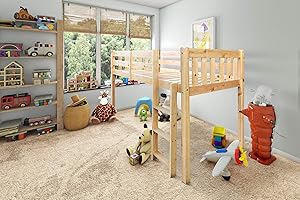 STRICTLY BEDS&BUNKS Molava Midi Sleeper Cabin Bed, 3ft Single