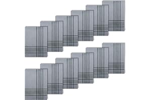 HONBEANIFY JMX millionen-olly 12 Taschentücher der Bundeswehr, Taschentücher aus Stoff, 50 cm x 50 cm, 100 % Baumwolle