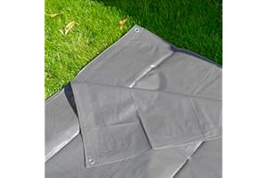 COST WISE heavy duty tough quality waterproof tarpaulin/ground sheet/cover up/tarp (3m x4m)