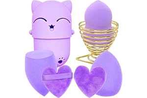 KS LUX Esponjas maquillaje cara, pack regalo mujer, esponja maquillaje, borla maquillaje, regalo original mujer, esponjas maquillaje, soporte esponja maquillaje, regalo amiga cumpleaños, regalo novia