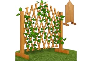 GARDEBRUK® Rankgitter Gartenzaun bis 200 cm ausziehbar faltbar verstellbar Garten Balkon Spalier Rankhilfe Pflanzengitter