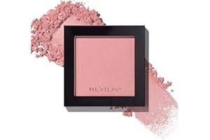 Revlon Blush, Powder Blush Face Makeup, High Impact Buildable Color, lekkie i gładkie wykończenie, 004 Rosy Rendezvous, 4,8 g