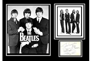 POSTER PRESENTS STUNNING QUALITY THE BEATLES SIGNED/AUTOGRAPHED PHOTO