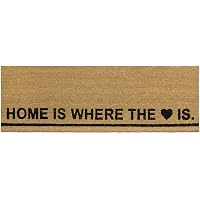 Paillasson Fibres De Coco Relaxdays HOME - Tapis Entrée Antidérapant 75x25 Cm