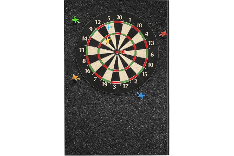 KEAGAN Dart Board Wall Protector Felt Dartboard Wall Protection Self-Adhesive Spliced Wall Surround Board Dart Board Backing Felt Wall Tiles Cork Dart Board Backer Cork Board