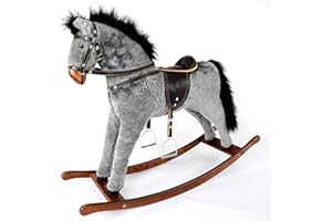 Handmade Rocking Horse Titan DAPPLE GREY from MJMARK