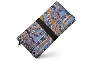 PG MASK GUGGIARI® Blague à Tabac en Tissu Doux avec Compartiments Pratiques pour: Filtres Tips, Papier à Rouler et Briquet – Pochette pour Sachet de Tabac à Rouler de 30/50 g (Bohemian Tobacco)