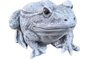 STONEANDSTYLE Stone and Style - Statua decorativa da giardino a forma di rana, resistente al gelo