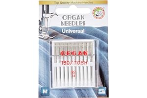 ORGAN NEEDLES 5110090BL Nadeln, Metal, Silber, 90/14 Größe, 10
