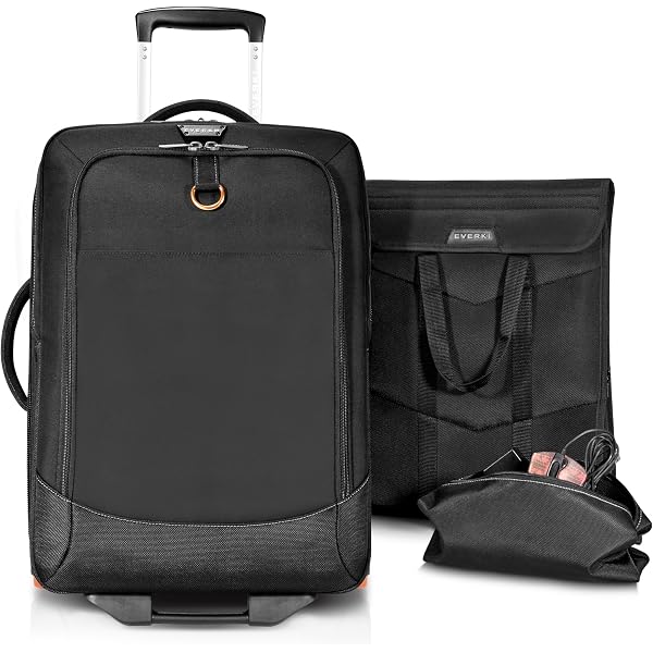 Sac à Dos Everki Titan Pour Ordinateur 18.4" - Noir - Compartiments Organisés - Housse Pluie Incluse