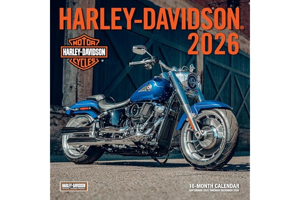Harley-Davidson 2026 12x12: 16-Month Calendar--September 2025 through December 2026