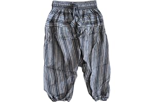 SHOPOHOLIC FASHION Enfants Hippie Harem en Vrac Boho Pantalon Hippie Vif Enfants rétro Confortable Pantalon