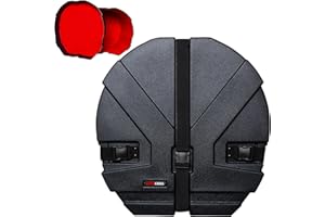 Gator Cases Grooves Roto Bass Drum Case 22''x18'', besonders strapazierfähig, langlebig, witterungsbeständig, schwarz (GPC2218BD)