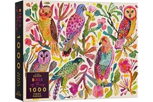 Elena Essex Puzzle dla dorosłych 1000 – ptaki drapieżne / układanki / puzzle / prezenty dla kobiet / ptaki tęczowe gradientowe puzzle / puzzle rozmiar 70 x 50 cm