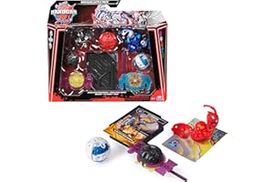 ‎BAKUGAN Bakugan 3.0 Battle Pack with 5 Balls (2 Special Attack Dragonoid & Ventri and Three Core Balls Bruiser, Octogan, Trox), for Ages 6+