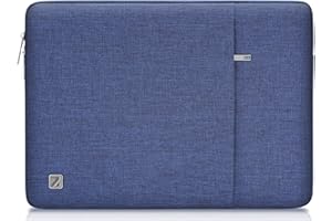 NIDOO 17 Pouces Housse Pochette de Protection Ordinateur Portable Sacoche Imperméable pour 17.3" Lenovo Ideapad 330/Thinkpad P73/Inspiron Precision 17/ Precision 7710 7720 7740 7750/Legion Y540, Bleu