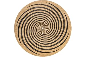 AA Audio Anatomy Supporto per dischi in sughero, motivo Spirale, 3 mm