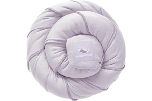 manduca Sling - Elastic Baby Carrier for Newborns from Birth up to 15 Kg - Organic Cotton - GOTS Certified, Monochrome Lavender