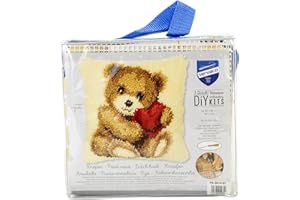 Vervaco Kit coussin au point noué Tendresse