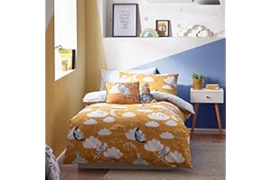 PETER RABBIT TM Peter Rabbit™ Sleepy Head Toddler Duvet Cover Set, Polyester, Cotton, Ochre