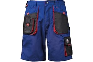 STENSO Emerton - Short De Travail Homme - Bermuda Cargo Homme - Pantacourt De Travail Homme - Bermuda De Travail Homme - Short Travail Homme Chantier