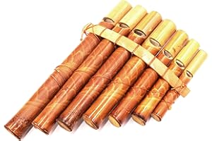 BALI PAPAYA Flûte de Pan en Bambou Instrument de Musique Bois Naturel Artisanal Panpipes Bamboo Flauta panflute pan Flute
