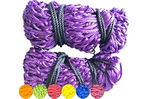 B LIVING 2 X Hay Net For Horses Multipack - Daisy Equestrian Net Bag With Extra Strong Mesh Holes For Greedy Horses.Horse Accessories Haynet For Haylage & Soak Hay Bale