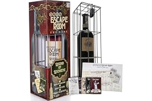 Boxer Gifts Wine Escape Room Game-Bottle Puzzle Box For Adults-Unusual Fun Gifts For Men & Women-Unique, Black