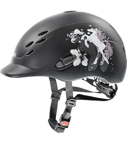 Casco Da Equitazione PFIFF ProtectionX - Taglia Regolabile S (52-56 Cm) O M (55-59 Cm), Ventilato, Conforme EN 1384:2023