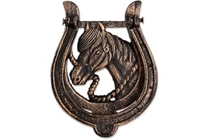 DII 6314 Türklopfer aus Gusseisen, Hufeisen