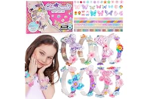 EICHHOO Geschenk Mädchen 5 6 7 8 9 Jahre: Bastelset Kinder ab 6-10 Jahre Armbänder Selber Machen Kinder Spielzeug ab 5-8 Jahre Basteln Mädchen Geschenke 6-7-8-9-10 Jahre Armband Set für Mädchen Geschenkideen