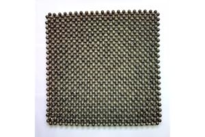 EXCEL LIFE Natural Wood Beaded Seat Cover Pad Mat Comfy Cool Summer Massage Seat Cushion (Square Large) for Truck,RV,Pickup,Big Office Chair only