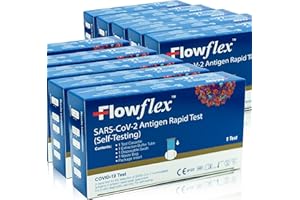 NEVIA BIOTECH Flowflex Tampone covid19 Autodiagnostico rapido nasale - 10 Kit Test - Tampone covid Affidabilità 99.5% - Tampone Autodiagnosi Diverse Quantità - Test covid Registrato al Ministero della Salute