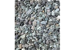 GRANULATI ZANDOBBIO Ghiaia Granulato Decorativo per Giardino Vasi e Aiuole Verde Alpi Granulometria 8-12mm Sacco 25kg