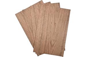 KONTRASTI Noce Spessore 1,5 mm ca. x 4 Fogli | Impiallacciatura di legno Tranciato per: modellismo, mobili, lavori di riparazione, restauro, bricolage, fai da te, DIY, intarsi e artigianato