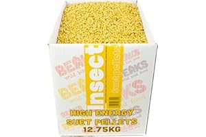 BEAKS wild bird food INSECT high energy suet feed pellets 12.75kg free P&P