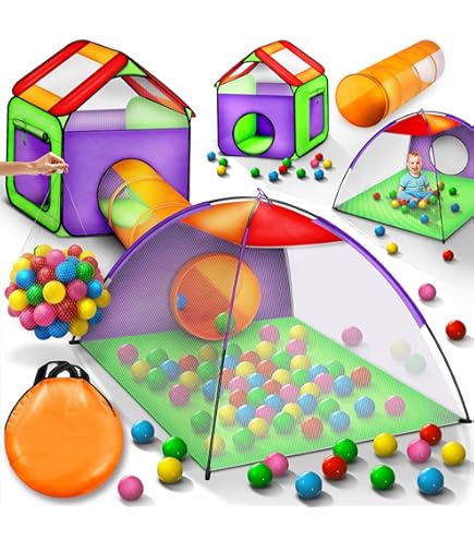 Recinto Per Bambini Selonis Con 400 Palline E Giochi - Grigio Con Colori Vivaci, 180x122x62 Cm - Foto 7