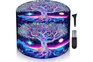 LHOEST młynek do przypraw, duży 63 mm, metalowy 4-częściowy zestaw