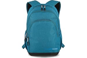 Travelite Handgepäck Rucksack mit gepoltertem Laptopfach, Laptop Rucksack 15,6 Zoll, KICK OFF, Tagesrucksack für Urlaub und Sport, 45 cm, 22 Liter