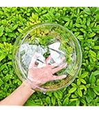Palline Di Vetro Verde Scuro 16 Mm - 500 Gr, Sfere Decorative Trasparenti Per Decorazioni, Fai Da Te, Giochi